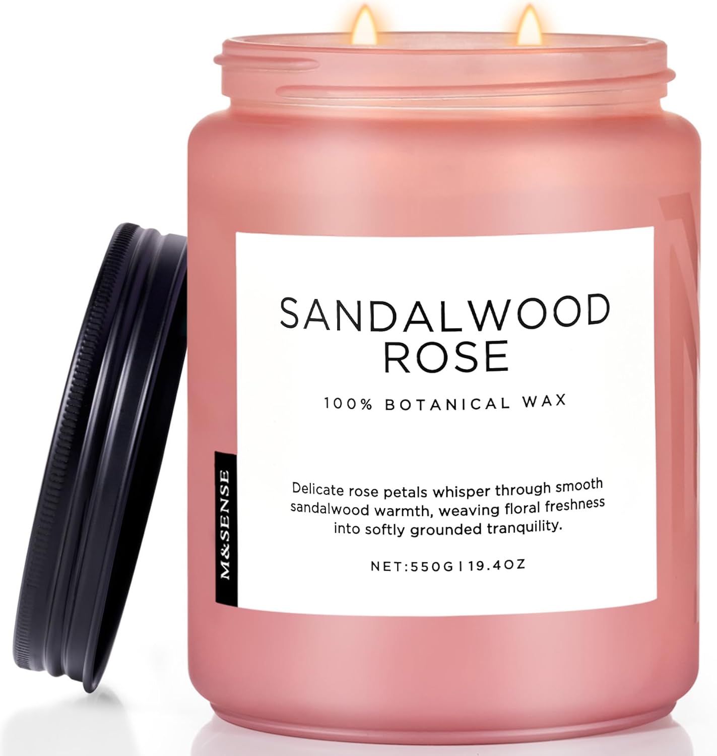 Sandalwood Rose Scented Candle